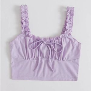 Pastel Purple Croptop